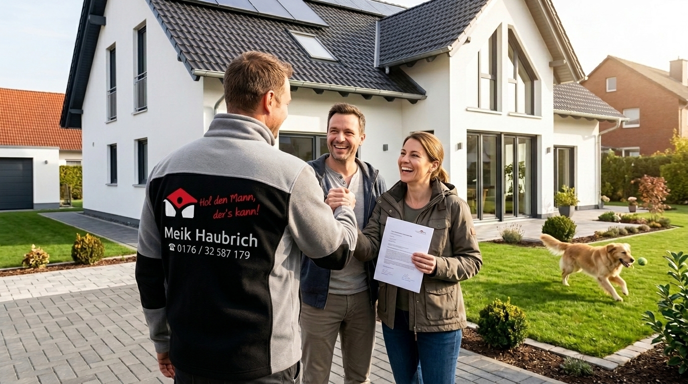 Meik Haubrich beim Kundengespräch